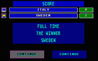 Kick Off II - Final Whistle [datadisk] atari screenshot